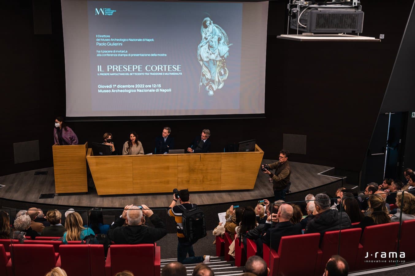 Conferenza Stampa di Jirama - Presentazione del presepe cortese stampato in 3D