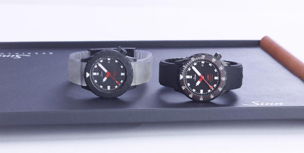 3D printed prototype of a watch produced using the Form 3 next to the final product.