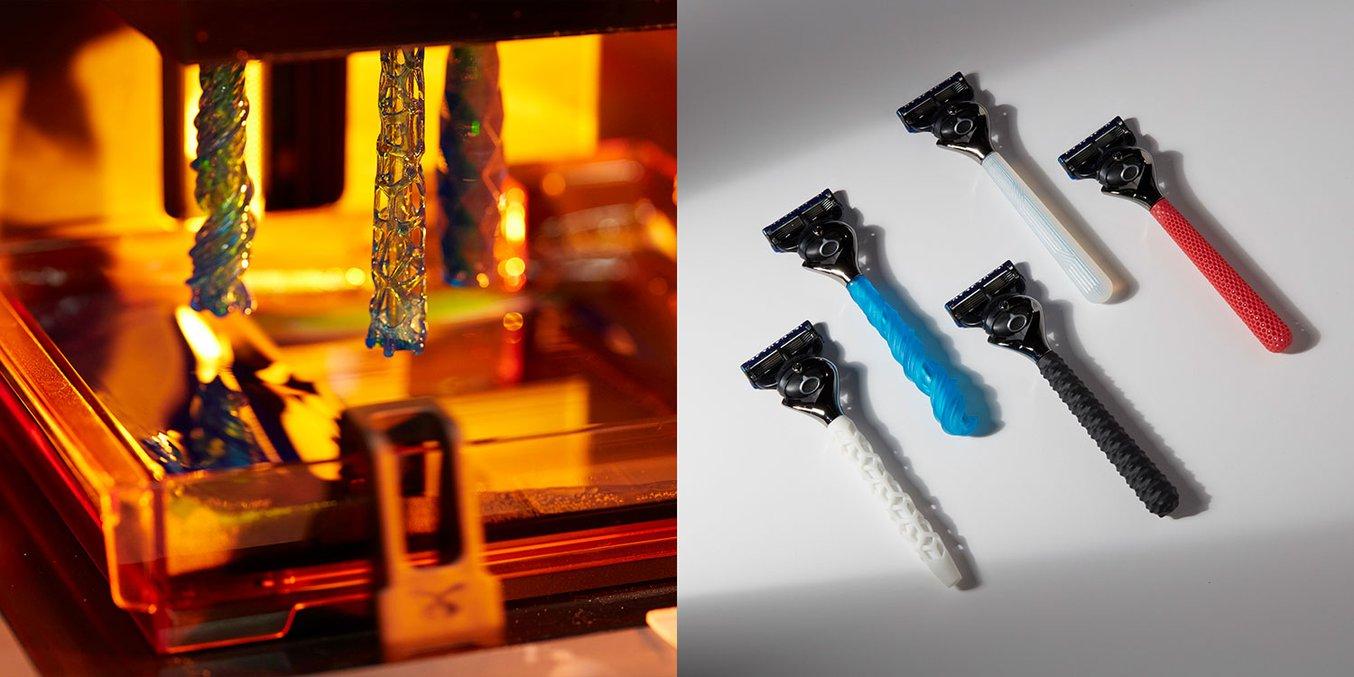 Gillette’s Razor Maker™ cuchillas personalizados impresos en 3D con la Form 2