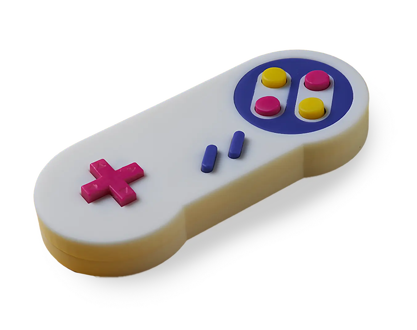 3D printed colorful computer game controller