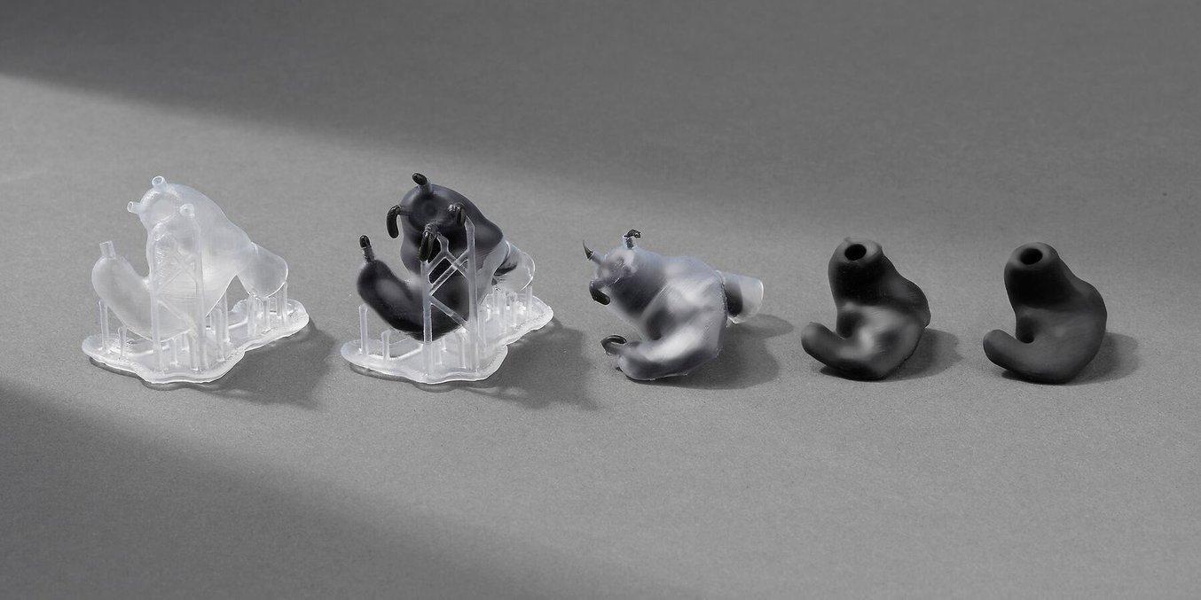 Silikongussformen für Ohrpassstücke können 3D-gedruckt werden, um maßgefertigte audiologische Geräte herzustellen.