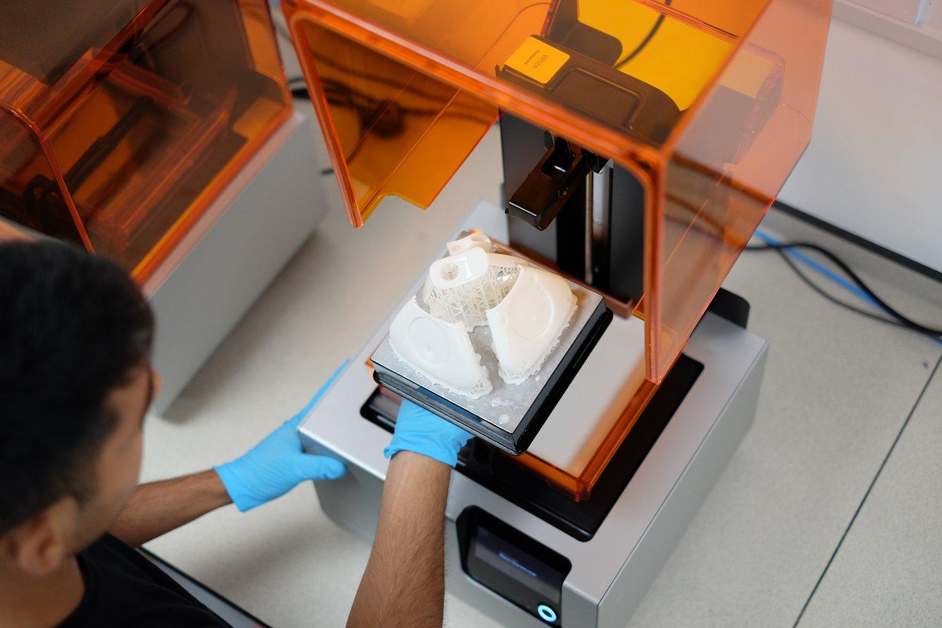 Il Breath Profiling Device di Coalesce è stato stampato in 3D con la White Resin a 25 micron.