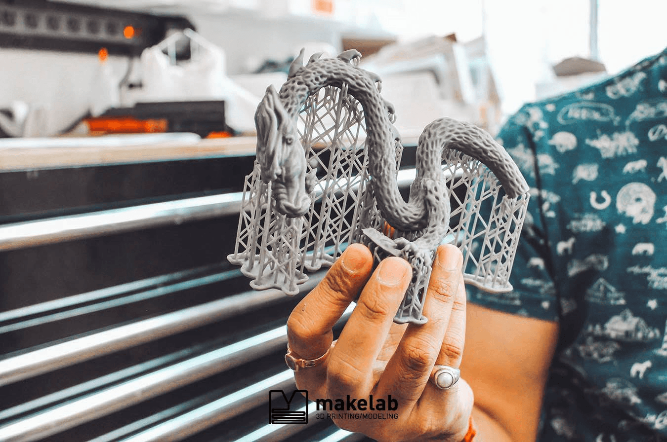 Makelab travaille sur une large gamme de projets, orientant les clients vers le procédé d'impression 3D qui est le plus pertinent pour eux.