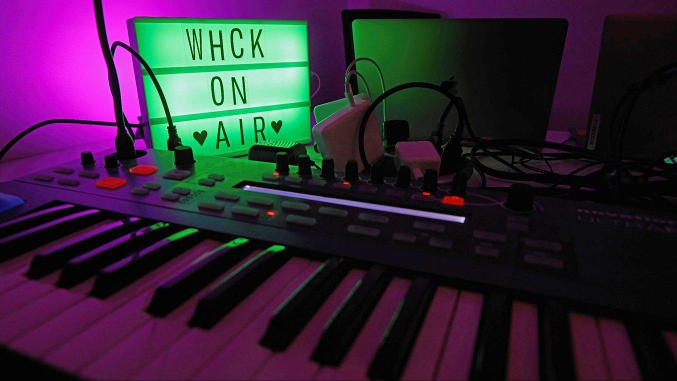 The WHCK radio setup