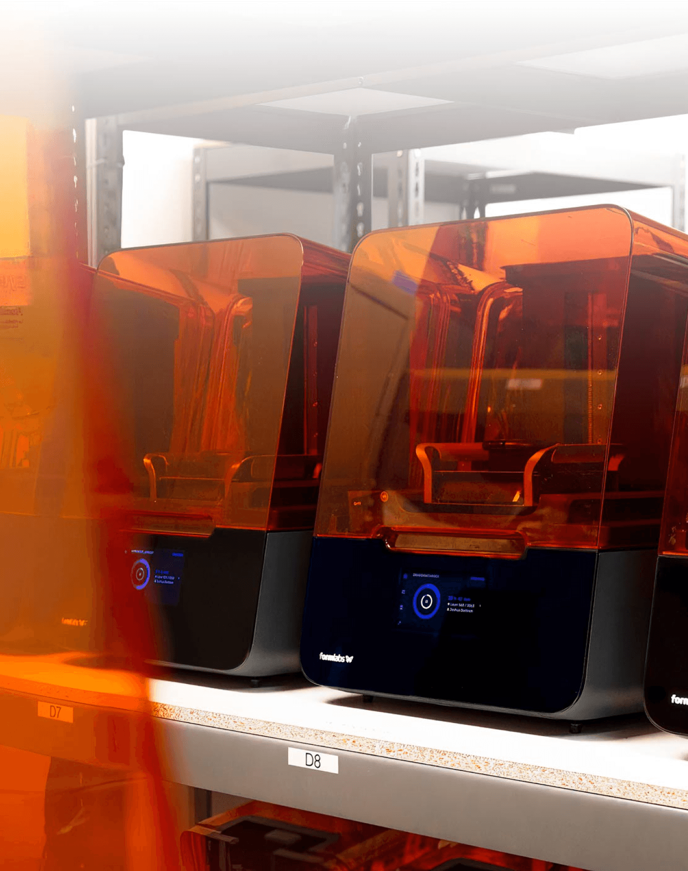 Formlabs fleet of 3D printers