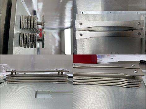 Galvanisierte 3D-Druckteile aus Rigid 10K Resin, die zur ISS gesandt werden