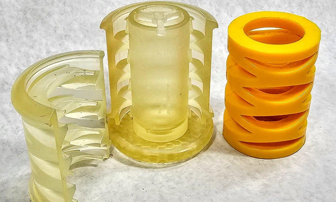 3D printed molds and polyurethane parts