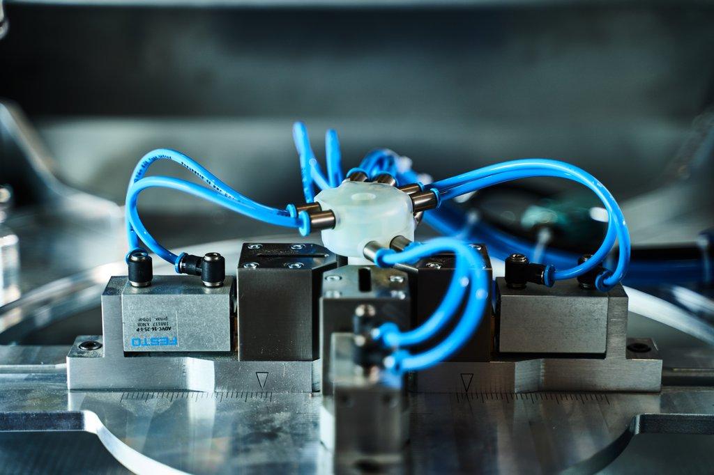 3D-gedruckte Druckluftverteiler aus Durable Resin
