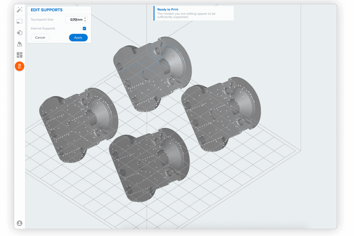 according to your defined printer limits , this print will not fit