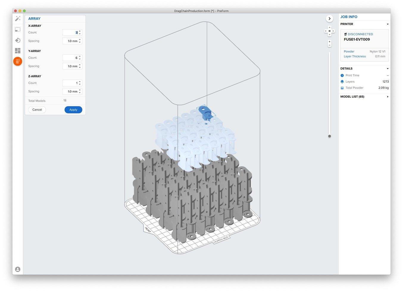 Software de impresión 3D SLS