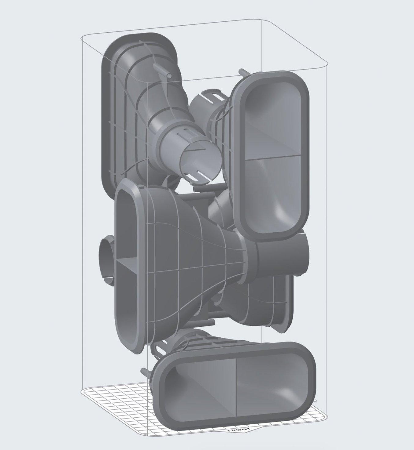 3D Printed Automotive Manifold