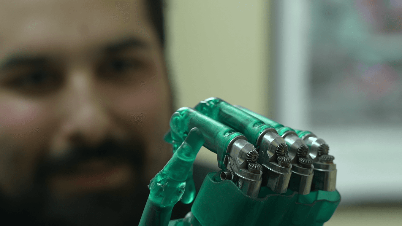 Dynamic assemblies such as this prosthetic hand require precise tolerancing.