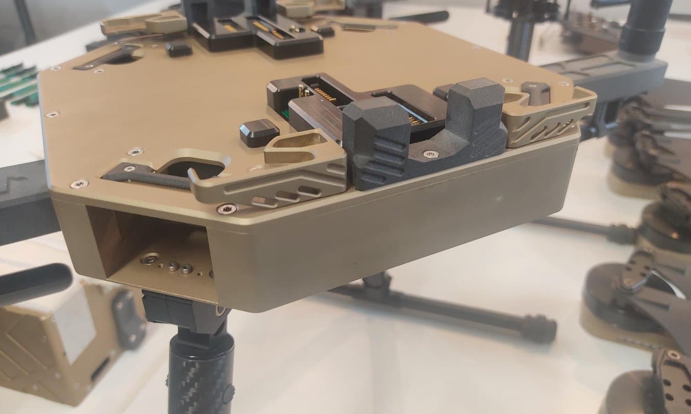 Nextech drone parts with battery locator