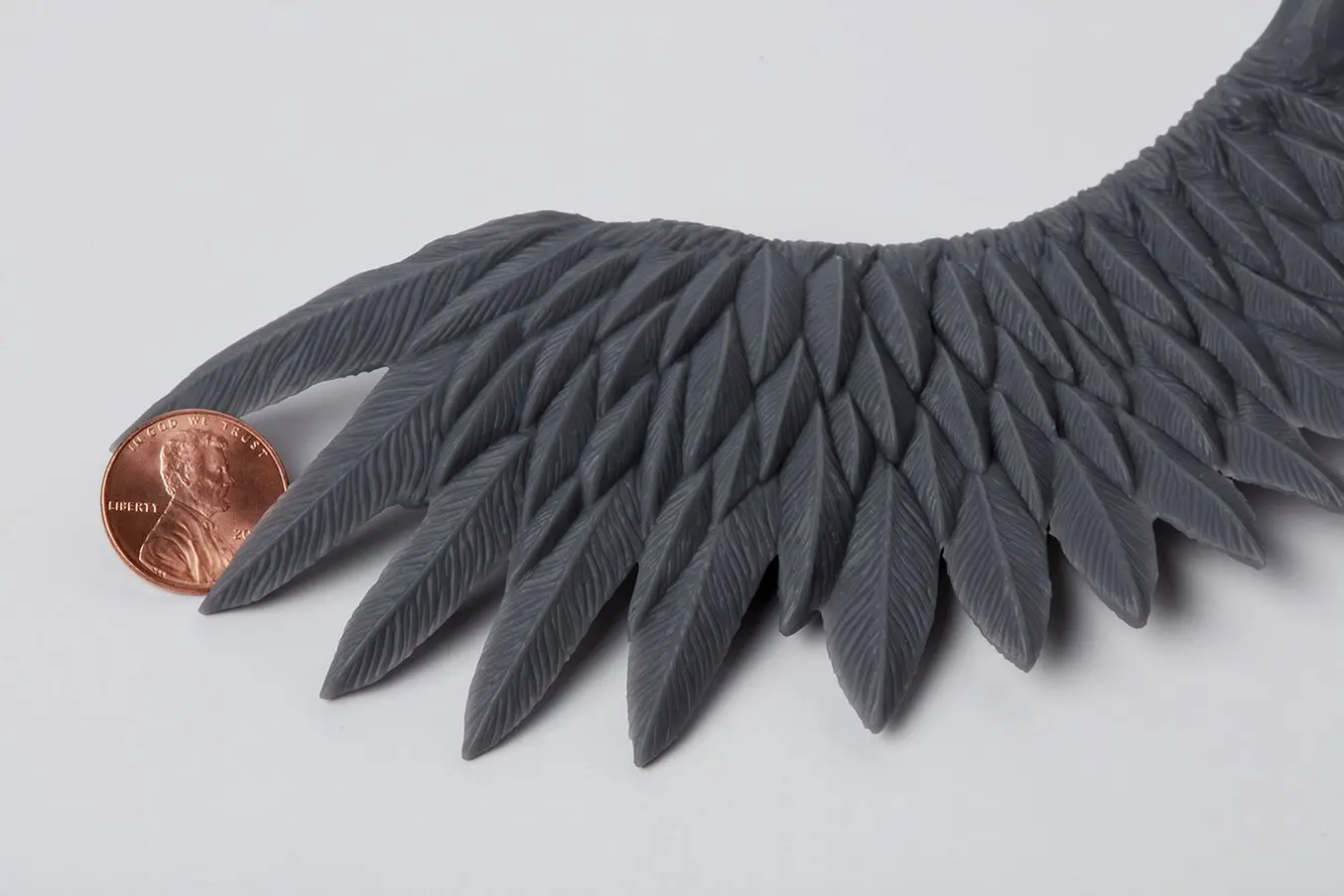 Mit SLA 3D gedruckter Flügel aus Resin