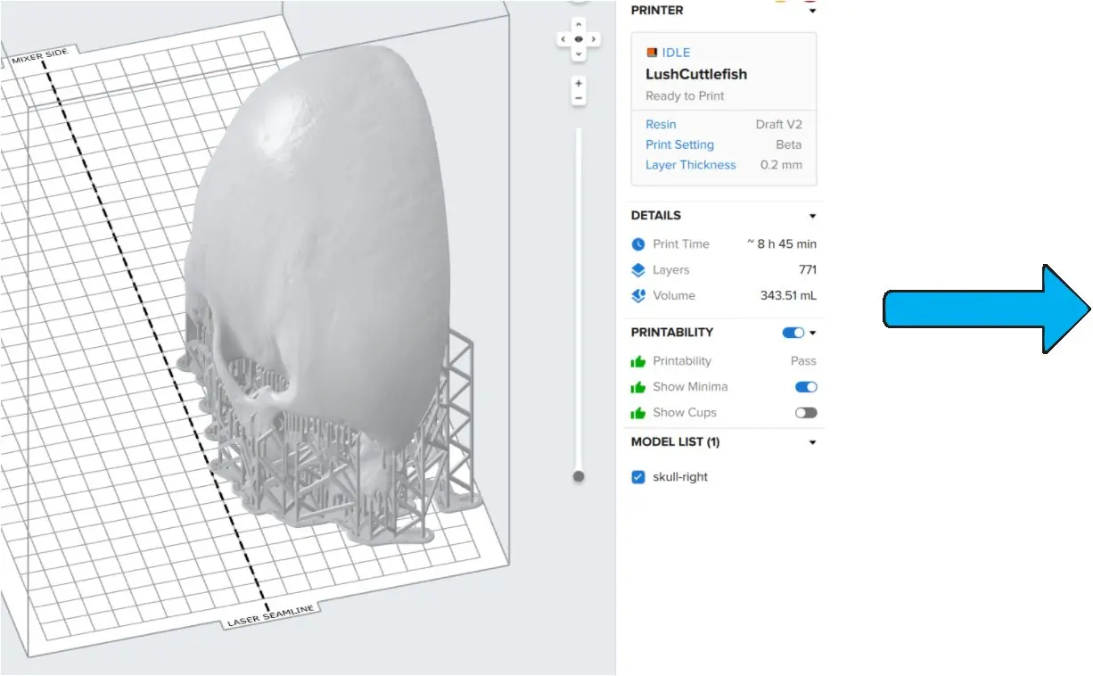 Tough 1500 Resin - skin touch safe - 3d printing