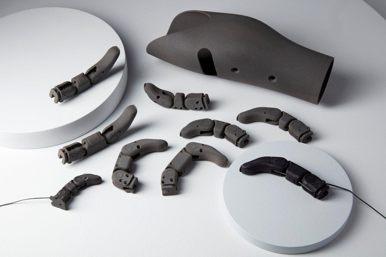 SLS 3D printed parts