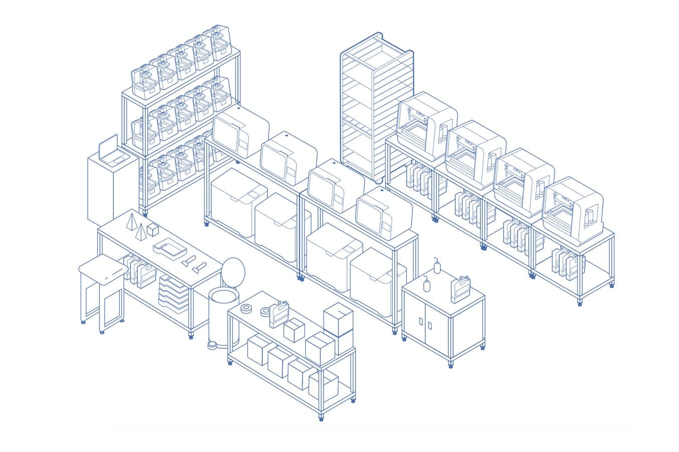 sla printer fleet