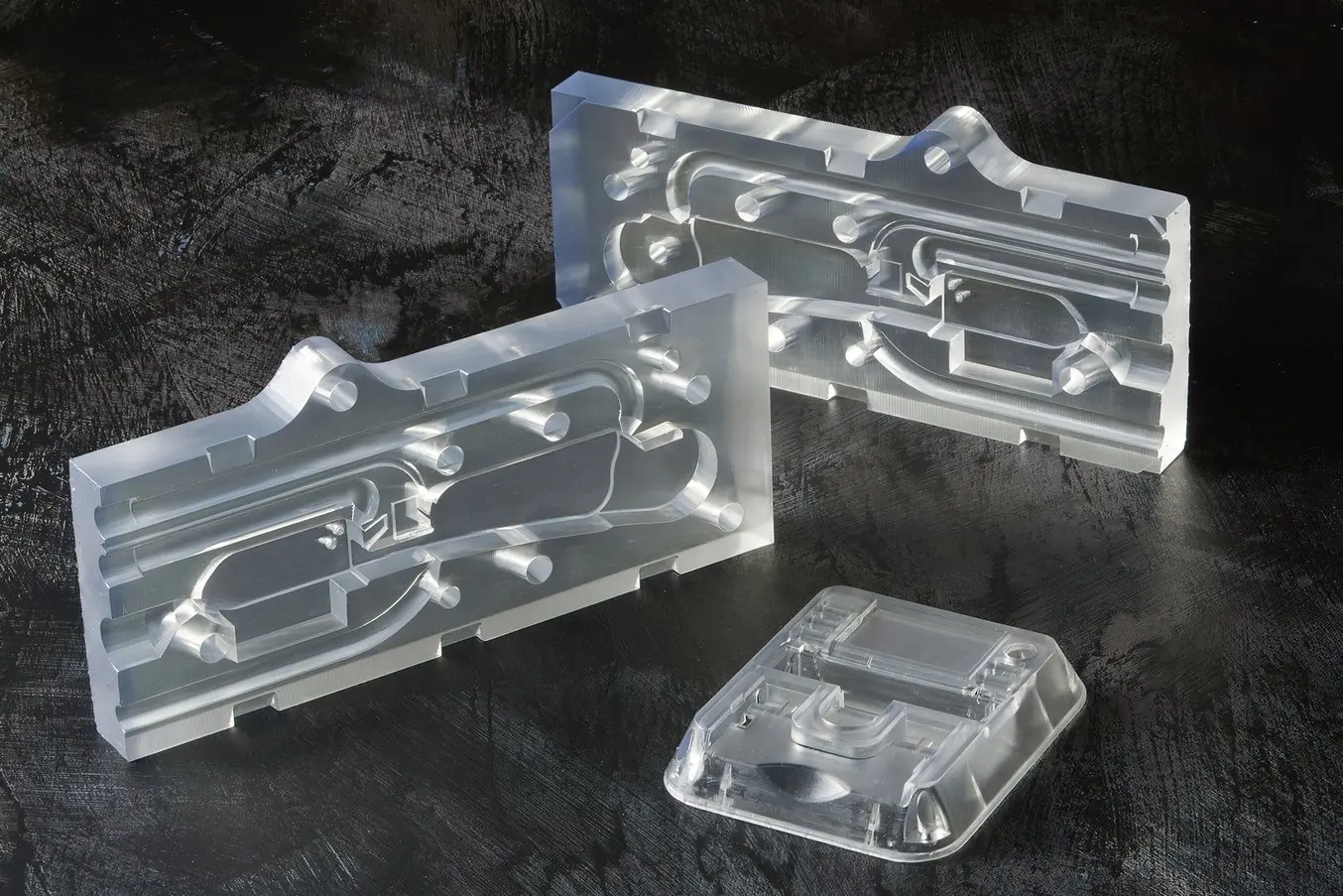 clear resin 3D printed parts