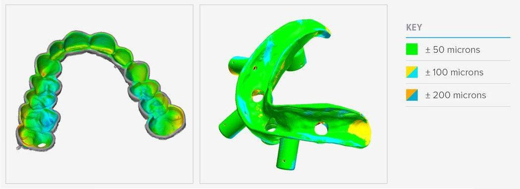 3D-Modelle von dentalen Schienen
