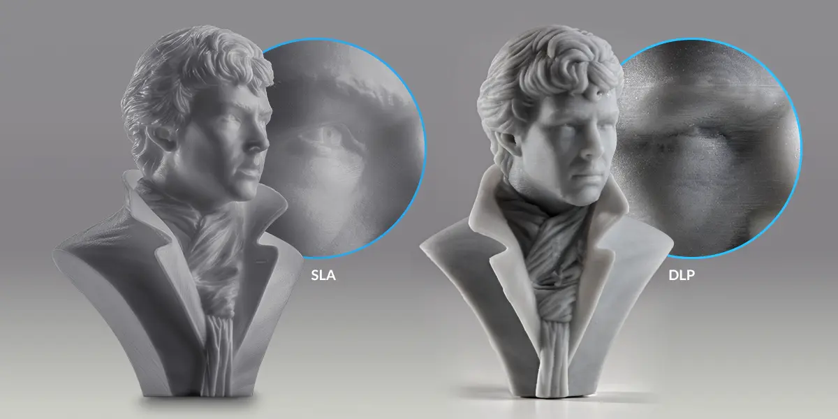 Tecnología de impresión 3D SLA vs. DLP: comparación de calidad