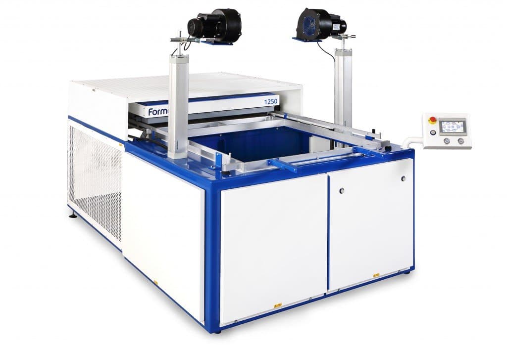 Industrial vacuum forming machine