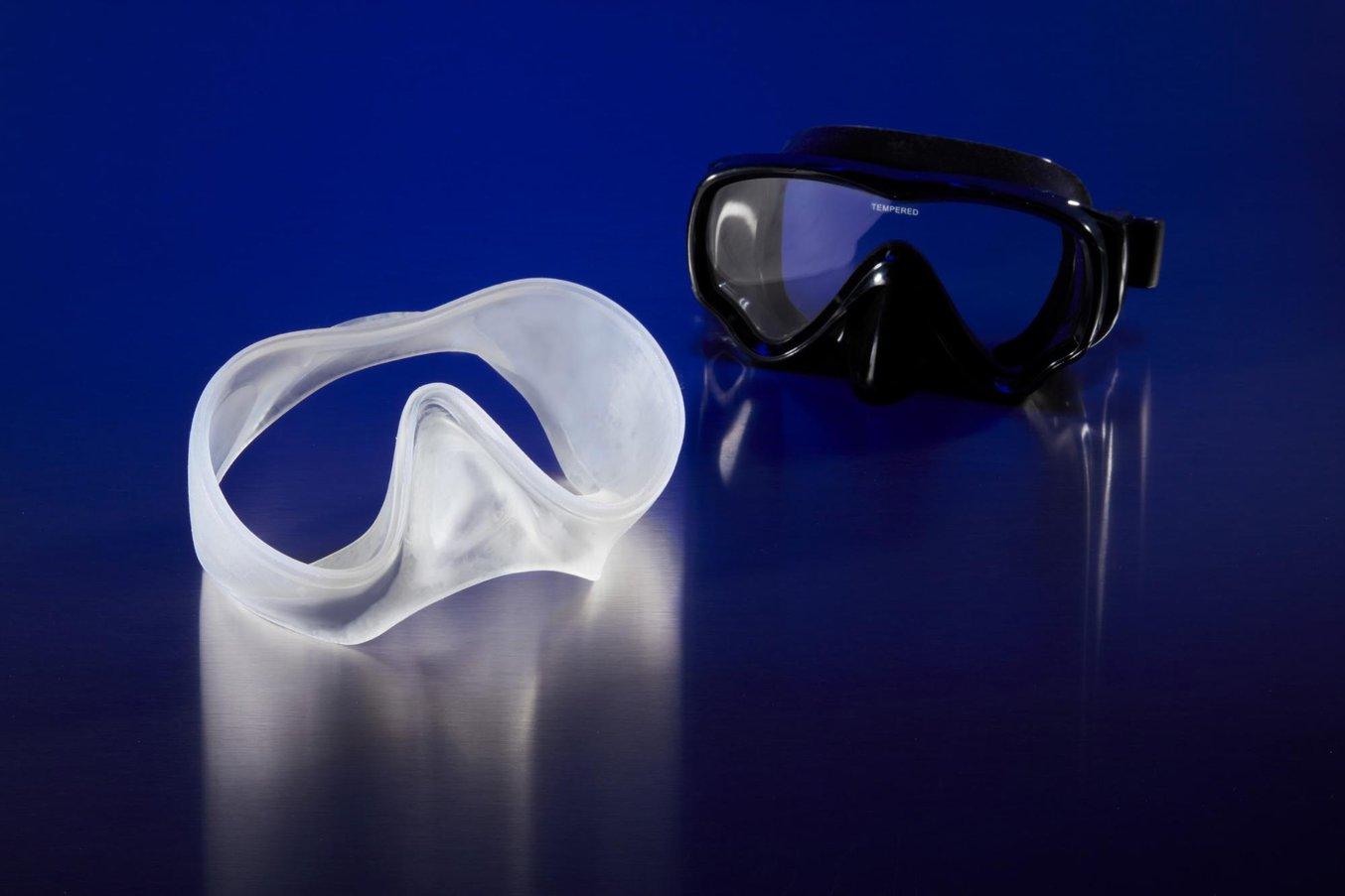 Elastic Resin 3D printed goggles