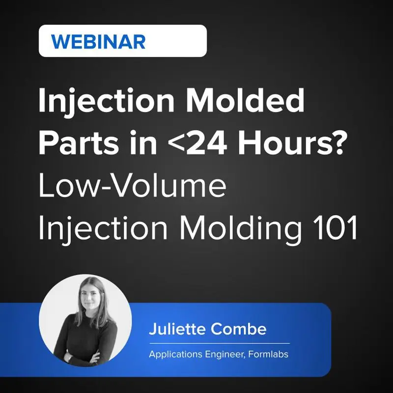 Webinaire sur le moulage par injection