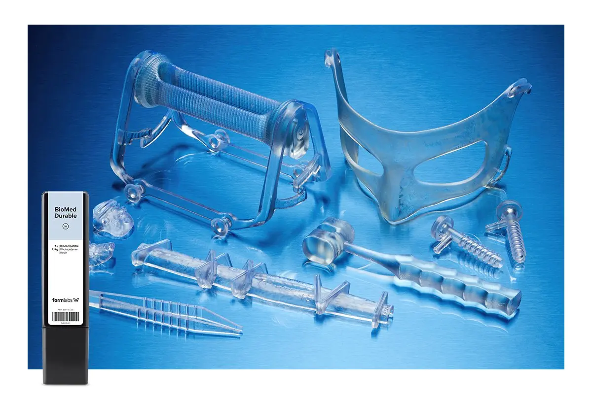 BioMed Durable Resin - piezas médicas impresas en 3D