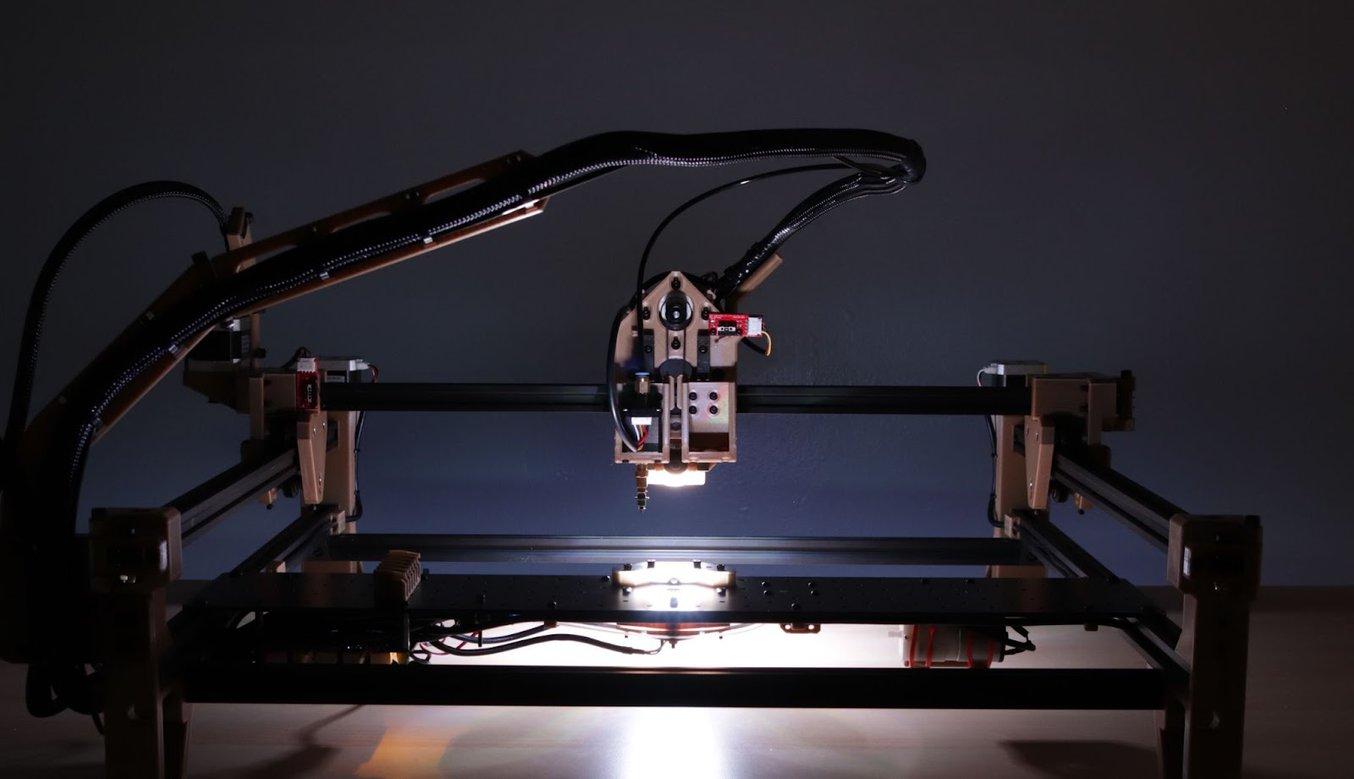 The LumenPnP by Opulo uses many parts printed on the Form 3 SLA 3D printer.