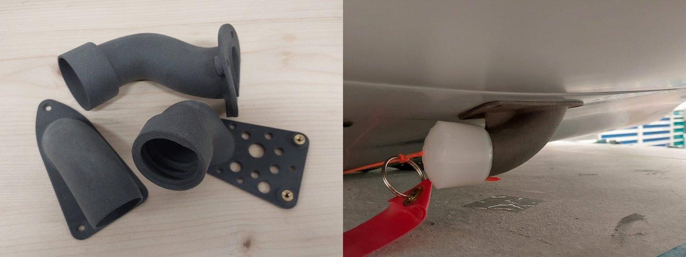 SLS-gedruckte Teile für eine Drohne von PMRobotics