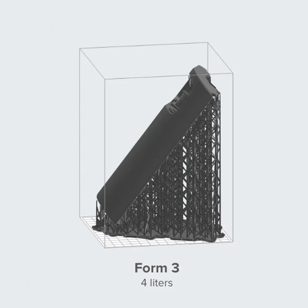 Build volume in Form 3