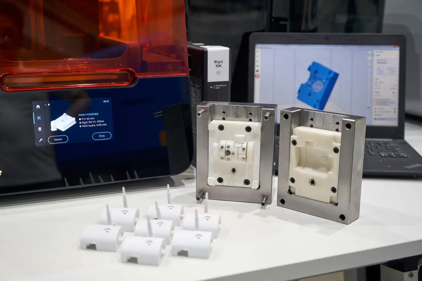 molde de inyección impreso en 3d