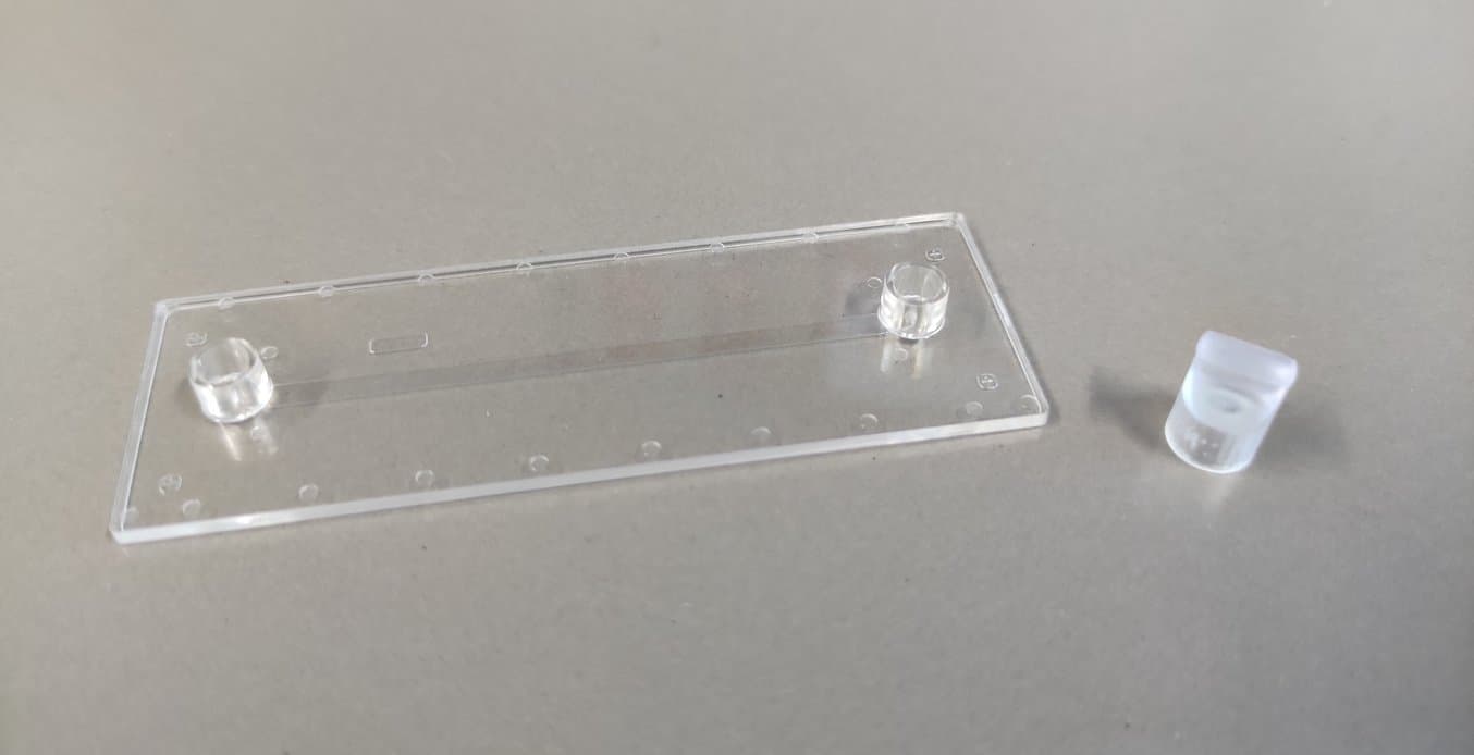 Pixelbio is also using the Form 3 and Formlabs Clear Resin to 3D print precision-fit closures for their liquid inlets - which not only saves time and costs but also allows them to stay independent and flexible in the development and design of their chips.