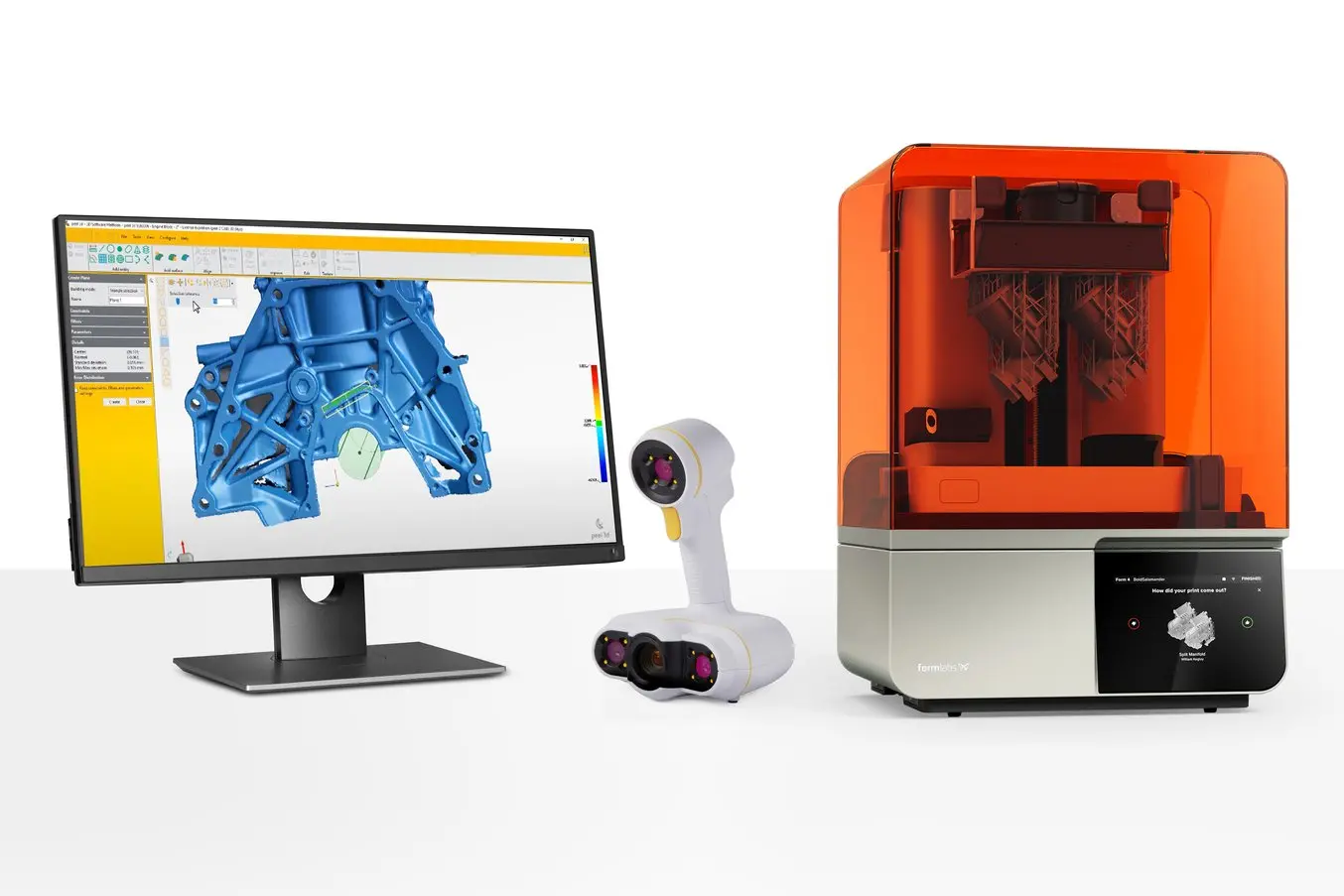 3D scanner and 3D printer