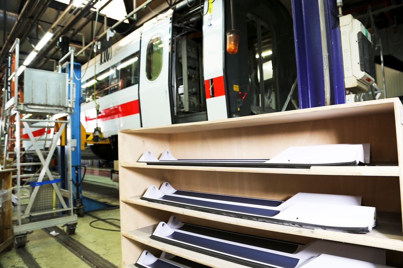 Lo stabilimento per la manutenzione dei veicoli di Deutsche Bahn di Neumünster è uno degli impianti coinvolti nell'importante progetto di ammodernamento delle carrozze dei treni ICE 1.