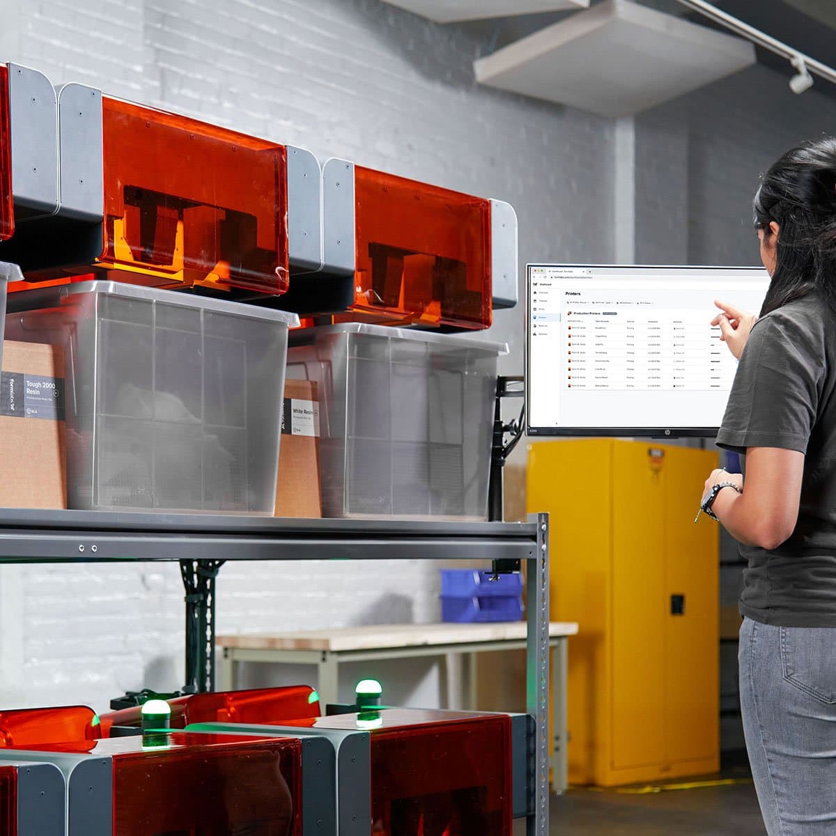 Formlabs fleet of 3D printers