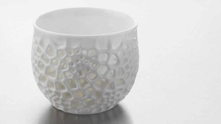 Ceramic 3D printed part - Glaze