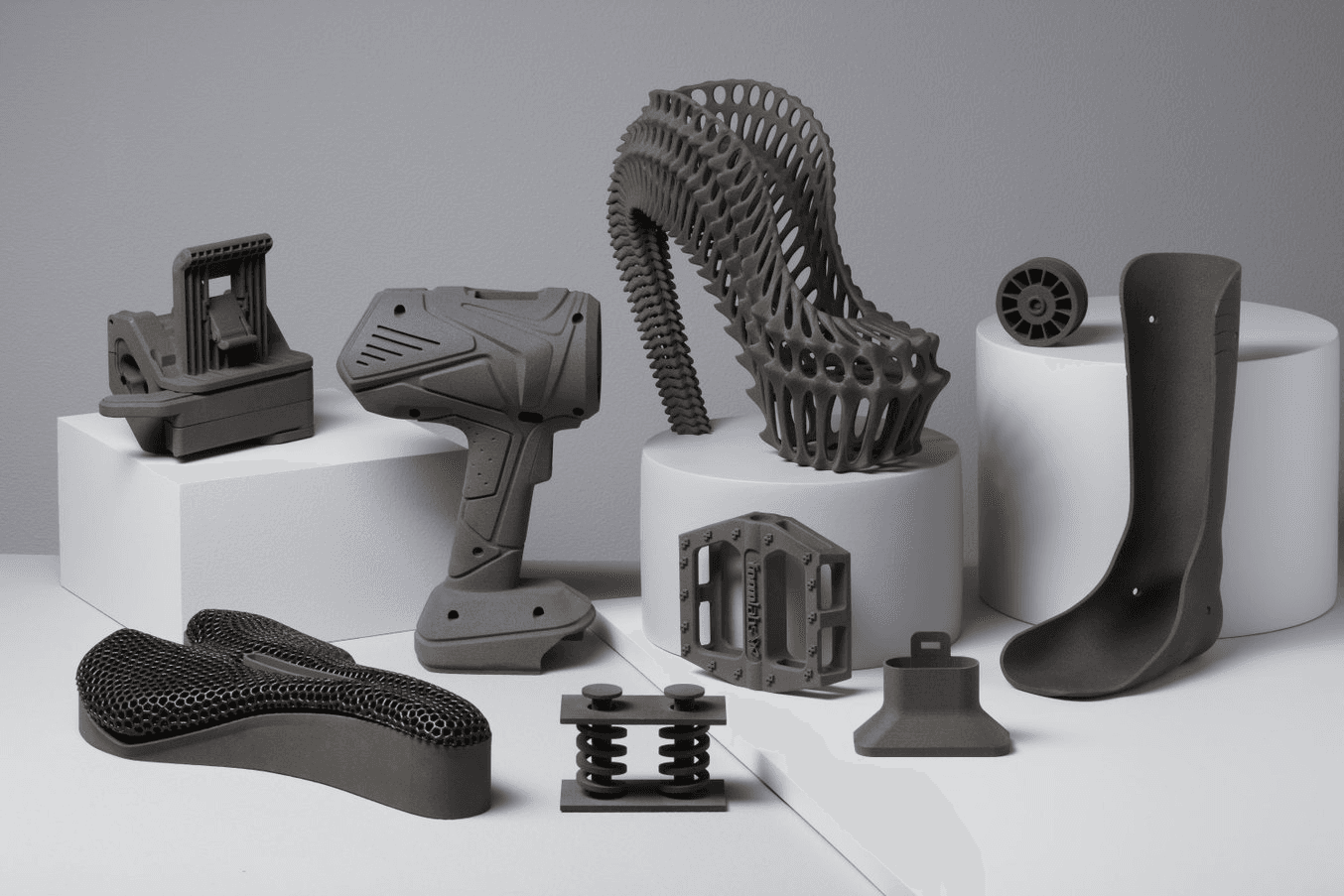 SLS 3D printed prototypes