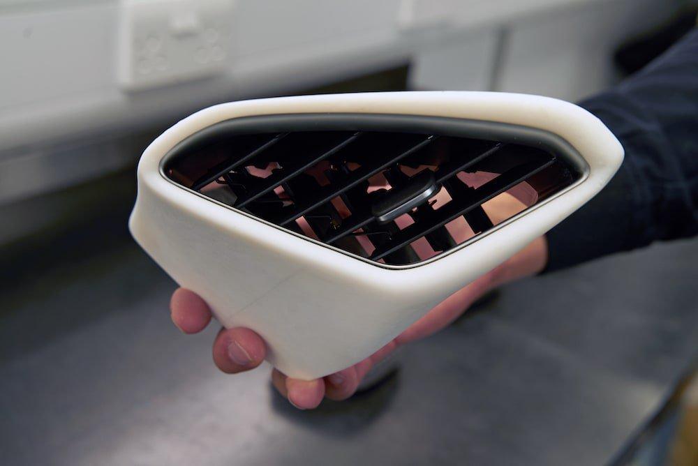 3D-gedruckter Prototyp eines Lüftungskanals