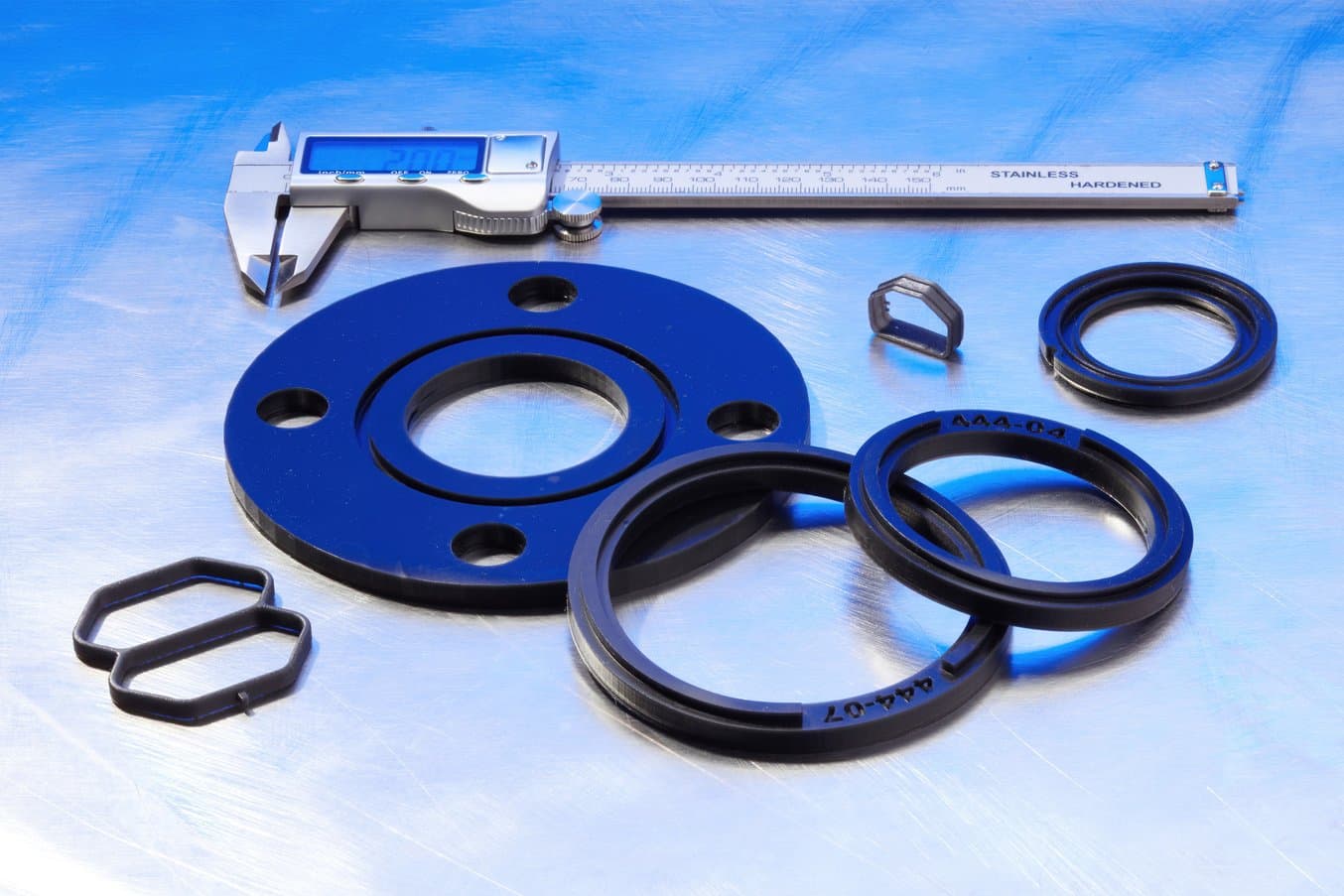 3D printed gasket printed in Silicone 40A Resin