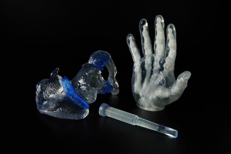 3D printed parts