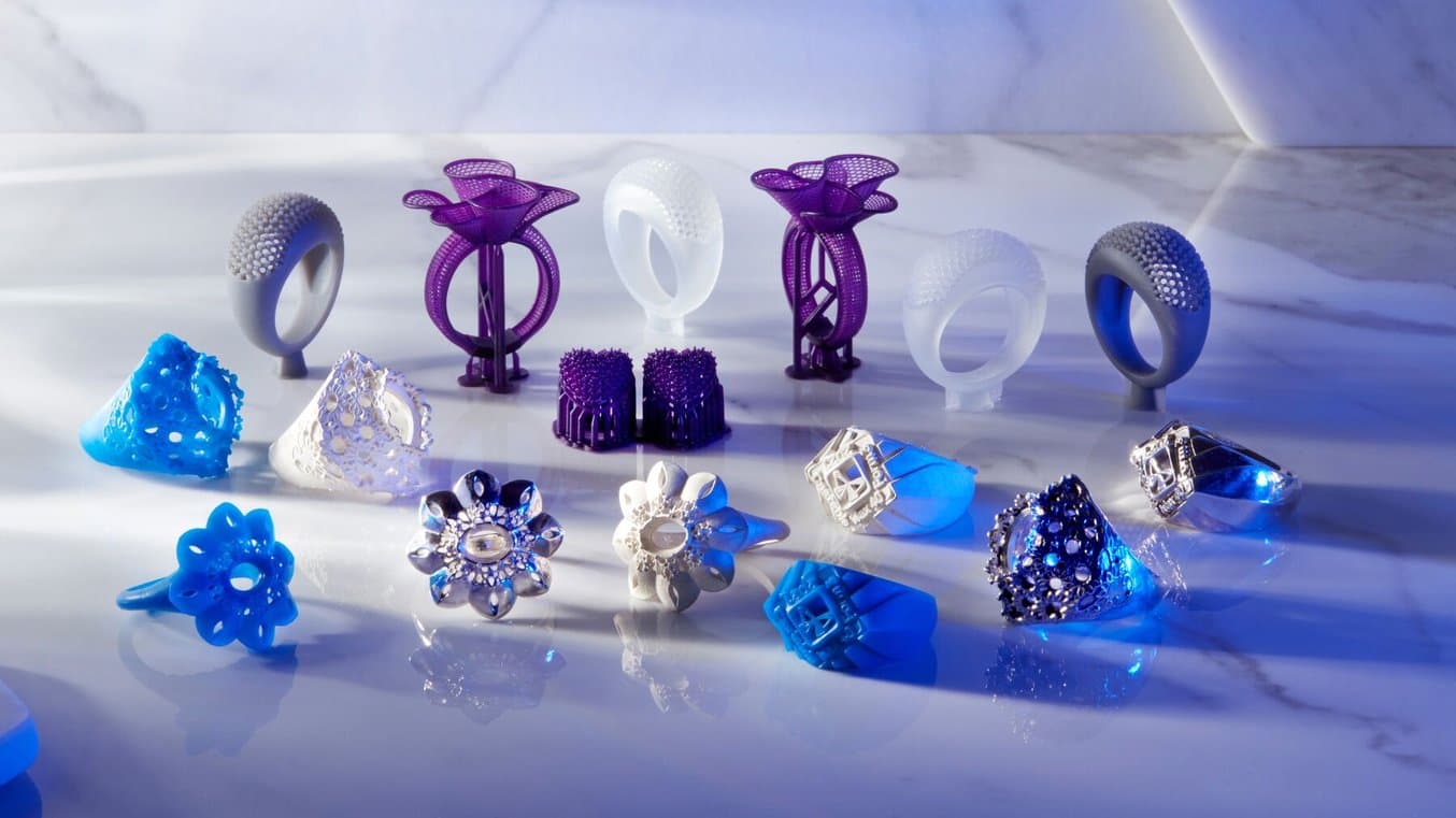 3D printed jewelry