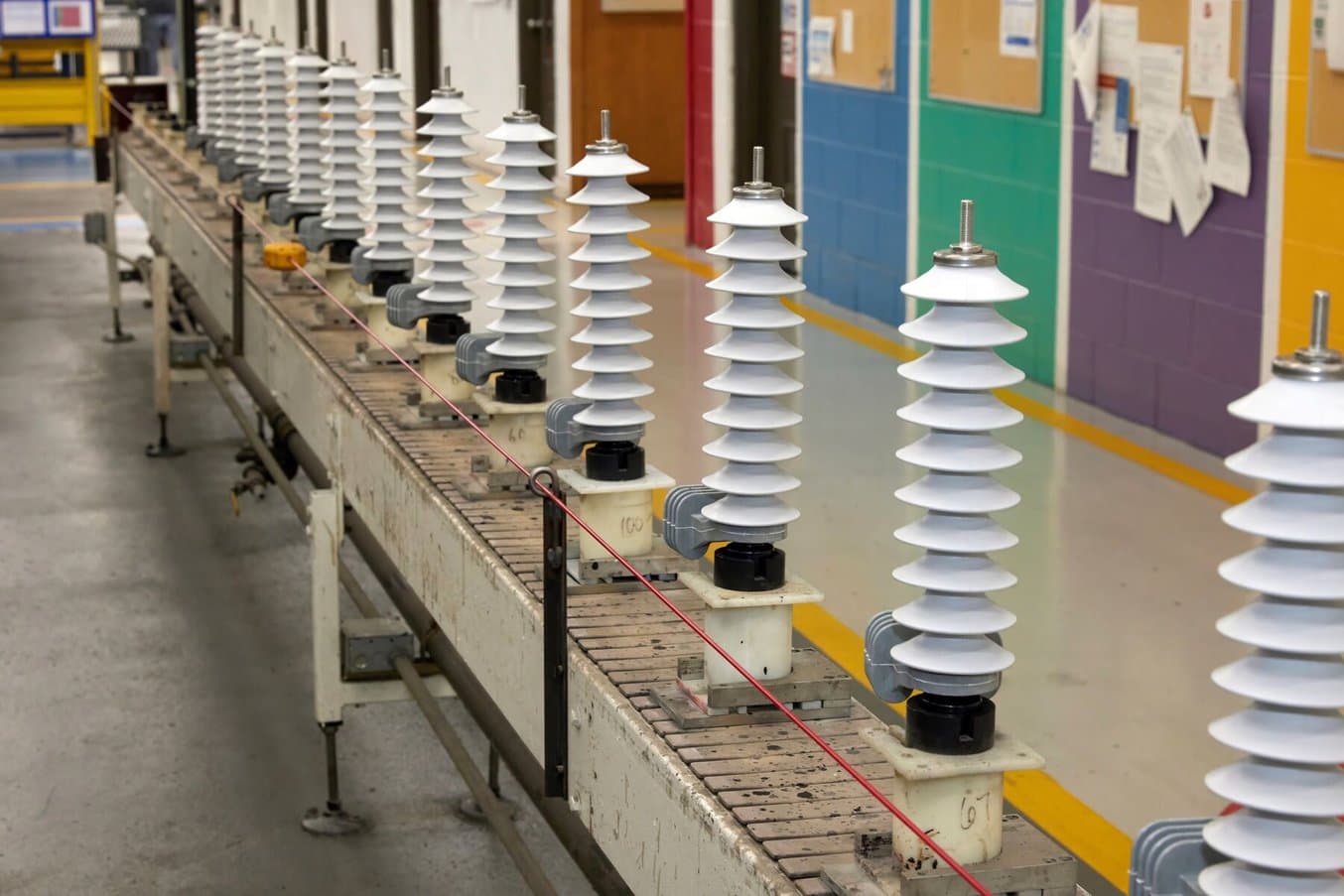 Eaton surge arresters on assembly line