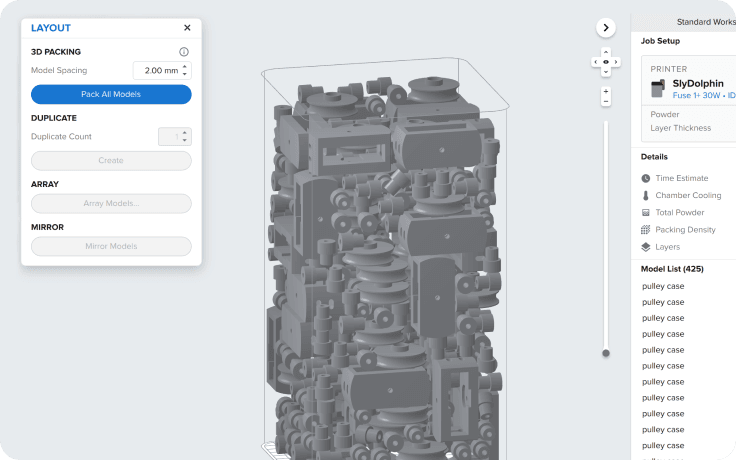 Posizionamento 3D automatico