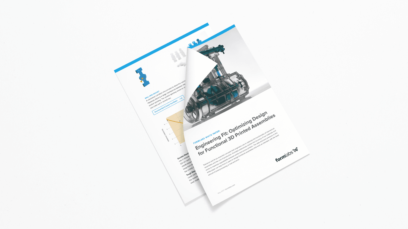 white paper engineering fit optimizing design for functional 3d printed assemblies