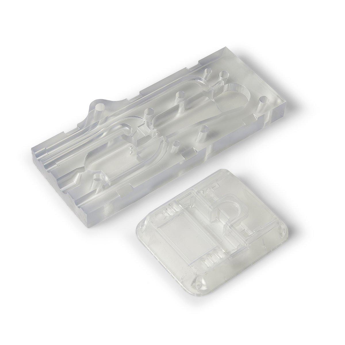 clear resin printed parts