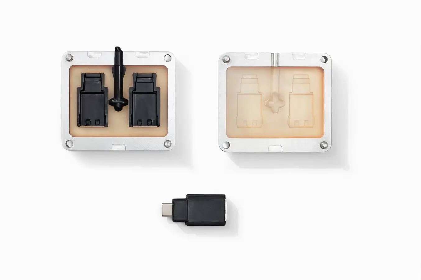 SLA 3D printing can produce low-volume injection molds in a heat-resistant resin.