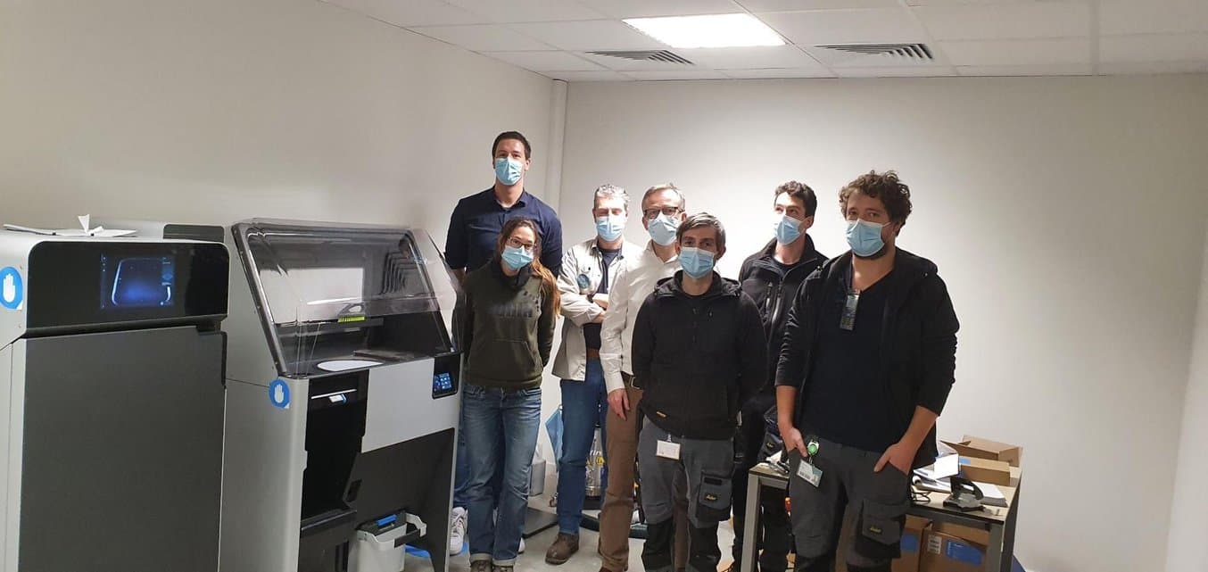 Zum Team im AZ Monica gehören ein Ingenieur im Bildgebungslabor sowie eine technische Abteilung, die die 3D-Drucker verwaltet.