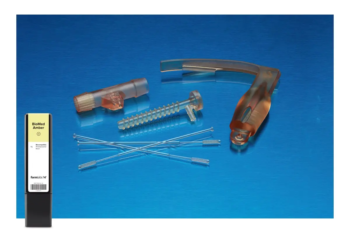 Biomed Amber Resin - 3D printed medical parts
