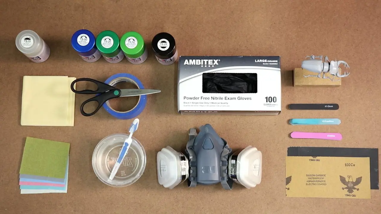 Materials to paint 3D printed parts